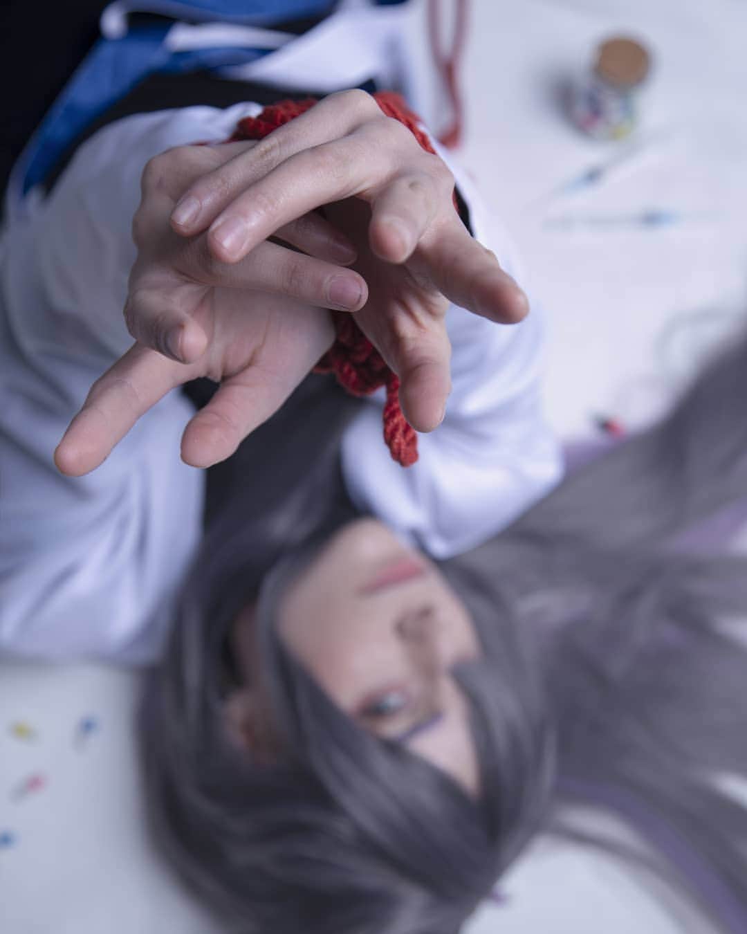 Gesha Petrovichさんのインスタグラム写真 - (Gesha PetrovichInstagram)「Shinjuku style, Shinjuku style 🏥ill-DOC  Ph: @diemaru Re: PPD Shibari : @kyzzenish Wig @geshacos  #ヒプマイ #HypMiccosplay #HYPNOSISMIC #jingujijakurai #hypmic」4月8日 0時59分 - petrovichgesha
