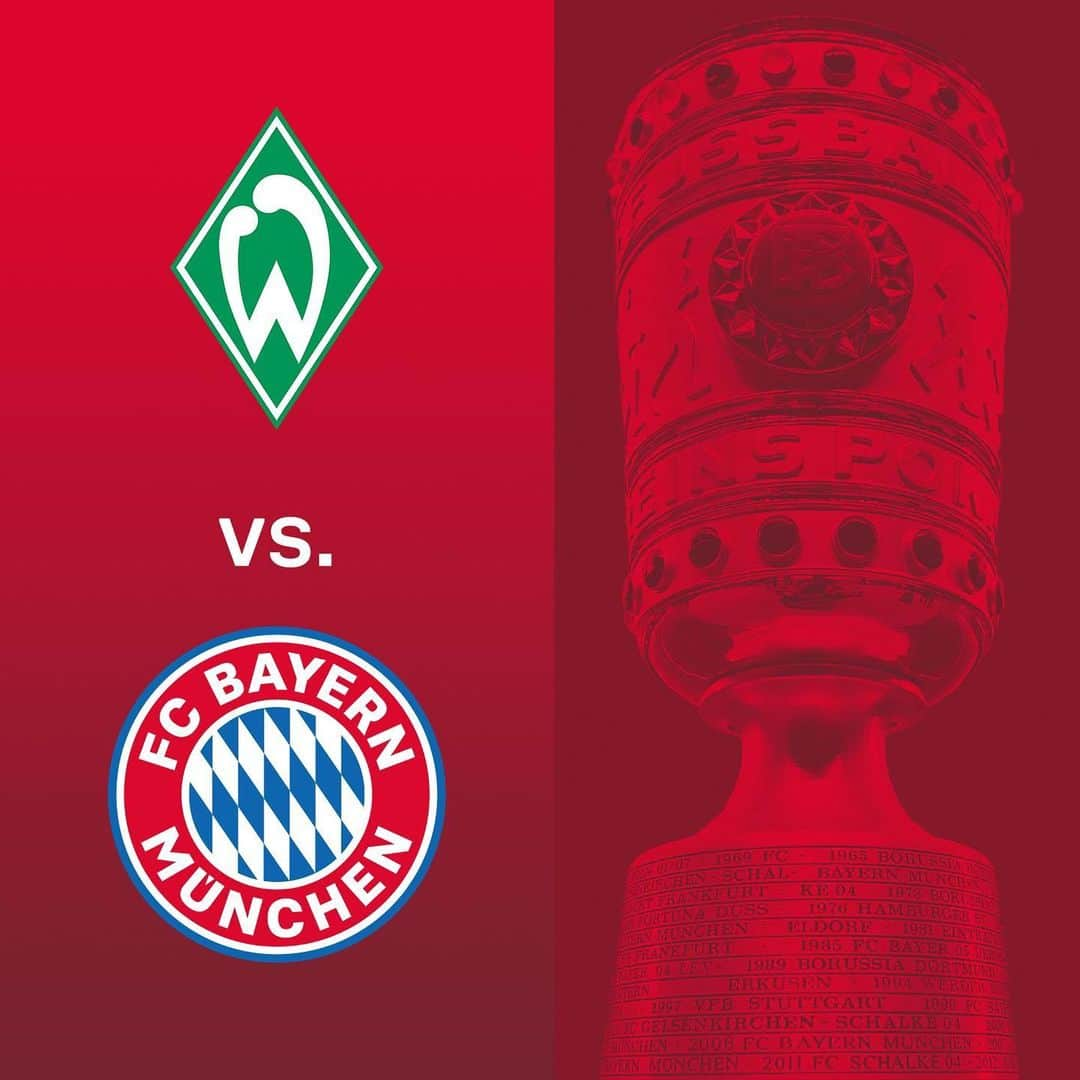 バイエルン・ミュンヘンさんのインスタグラム写真 - (バイエルン・ミュンヘンInstagram)「We will face SV Werder Bremen in the semi-final of the @dfb_pokal! #packmas 💪 . Happy with the draw? . . . #FCBayern #MiaSanMia #DFBPokal #Fussball #Football #Futbol #SVWFCB #🔴⚪ #⚽」4月8日 1時14分 - fcbayern