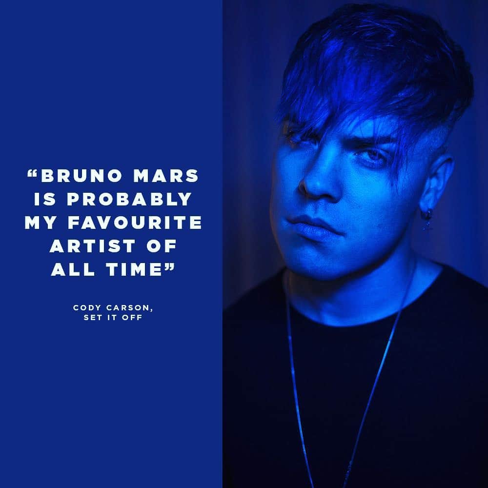 Rock Soundさんのインスタグラム写真 - (Rock SoundInstagram)「So it turns out that Cody Carson is a pretty big fan of Bruno Mars. Get the full story inside this month's issue of Rock Sound, with The Maine on the cover! It's available right now from SHOP.ROCKSOUND.TV」4月8日 3時36分 - rocksound
