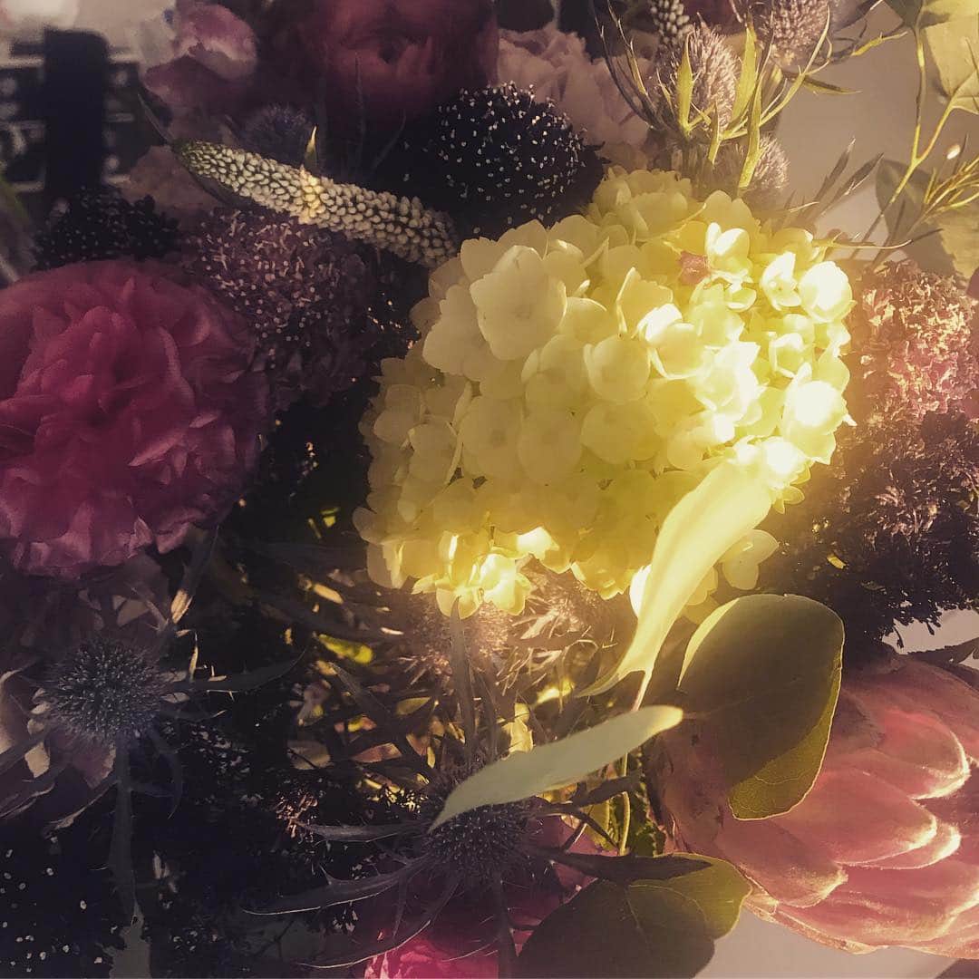 アディクションさんのインスタグラム写真 - (アディクションInstagram)「Finally warm Sunday ☀️ : : Flowers are making me happy 💐 Thank you, my package design and advertising team 🧡💛🧡💛」4月8日 3時38分 - studio_ayako