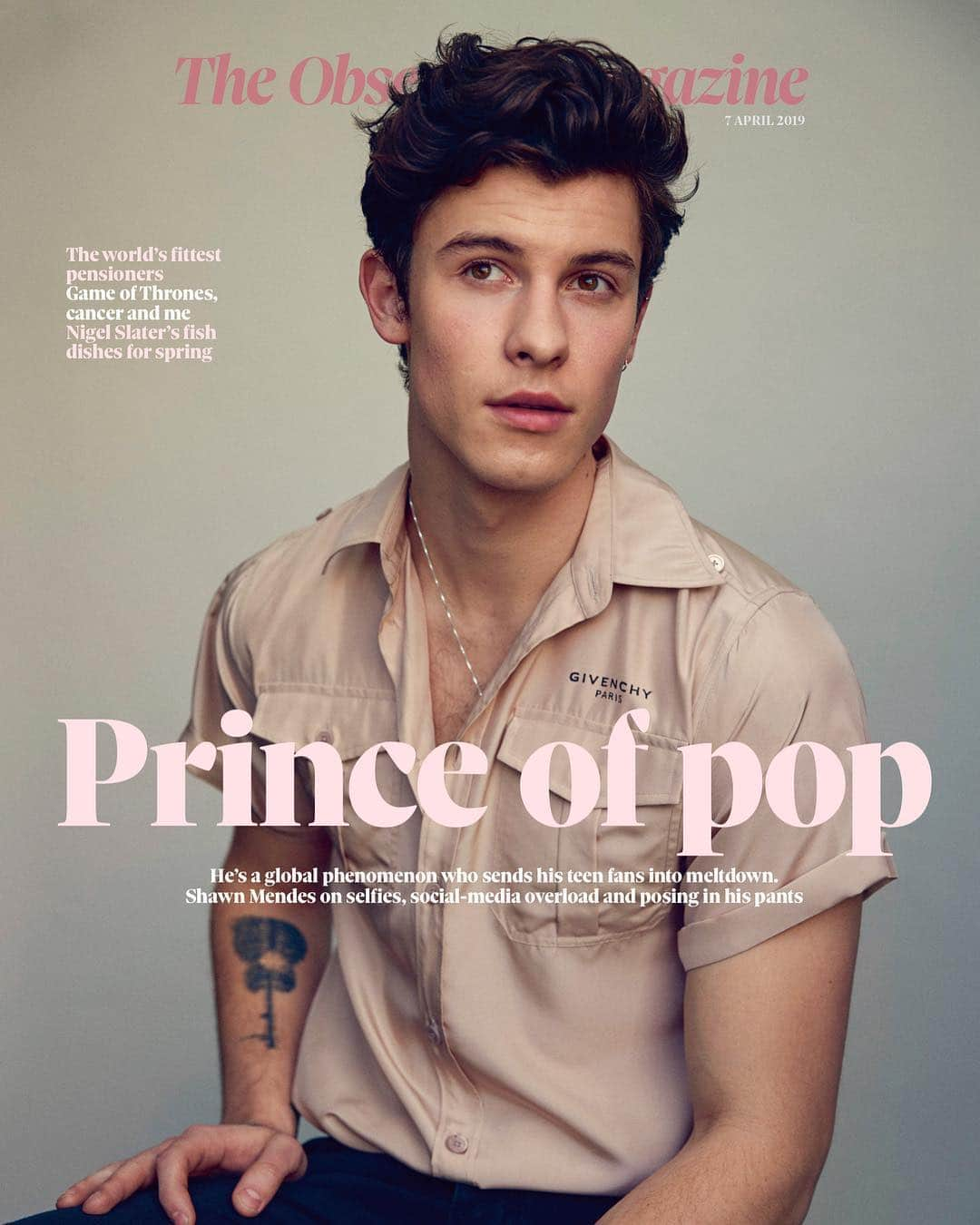 ショーン・メンデスさんのインスタグラム写真 - (ショーン・メンデスInstagram)「Thank you @obsmagazine x」4月8日 3時40分 - shawnmendes