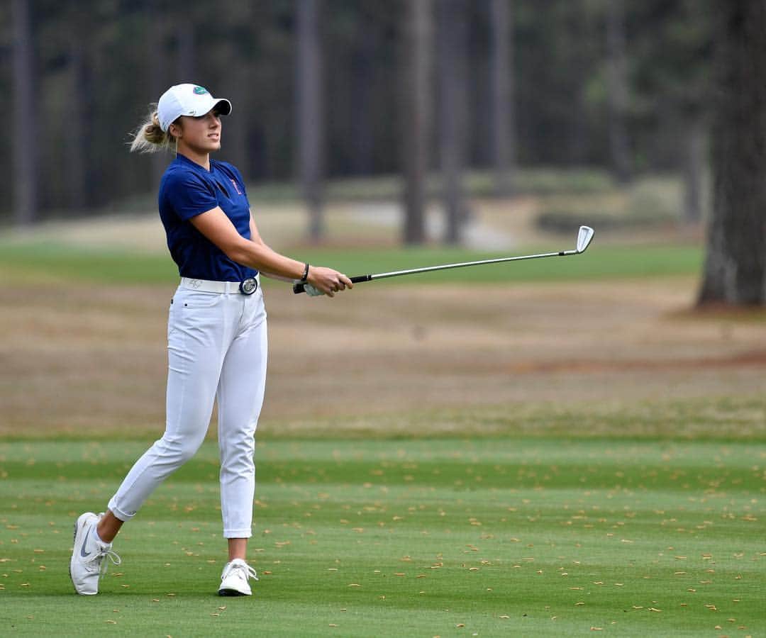 Sierra Brooksのインスタグラム：「A week of a lifetime and more than that, an unbelievable week for women’s golf. Thank you @anwagolf for providing female amateurs an opportunity to promote the game on golf’s greatest stage.」