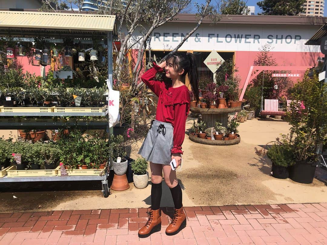 ニコ☆プチのインスタグラム：「きのんの私服🍒 #藤村木音  @mezzopianojunior_official  @ingnifirst_official  @diable_official_」
