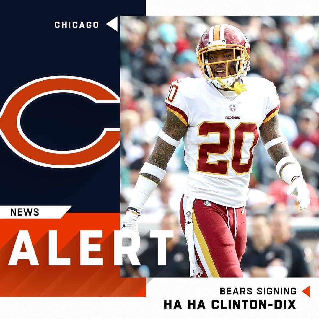 NFLさんのインスタグラム写真 - (NFLInstagram)「Bears signing safety HaHa Clinton-Dix to one-year deal. (via @rapsheet + @mike_garafolo) 📷: @logan_bowles/NFL」3月15日 4時27分 - nfl
