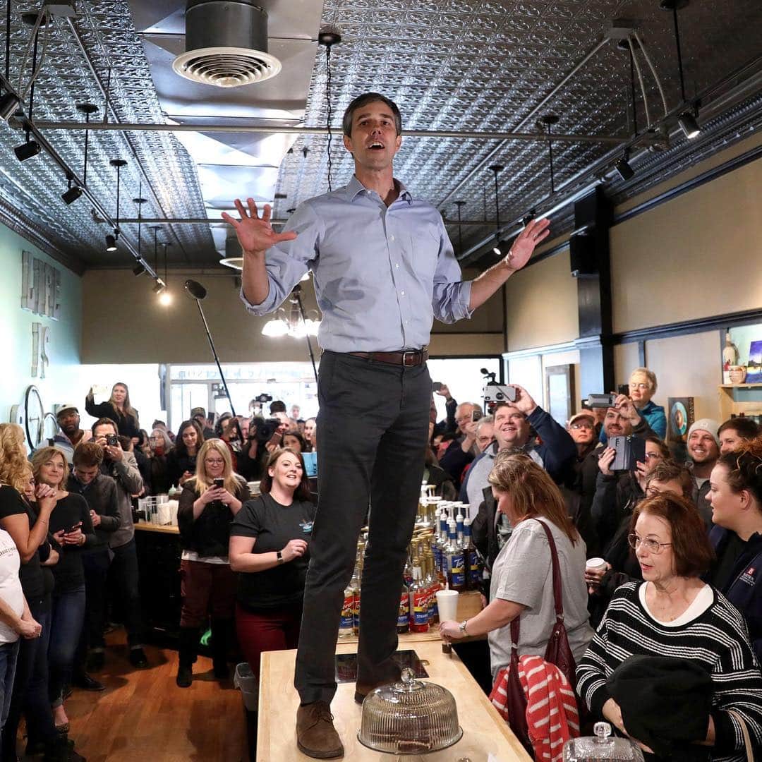 NBC Newsさんのインスタグラム写真 - (NBC NewsInstagram)「Newly announced presidential candidate #Beto O’Rourke launched the first event of his #2020 campaign on Thursday. Read about it at the link in our bio. . 📷 Daniel Acker / @reuters」3月15日 4時22分 - nbcnews