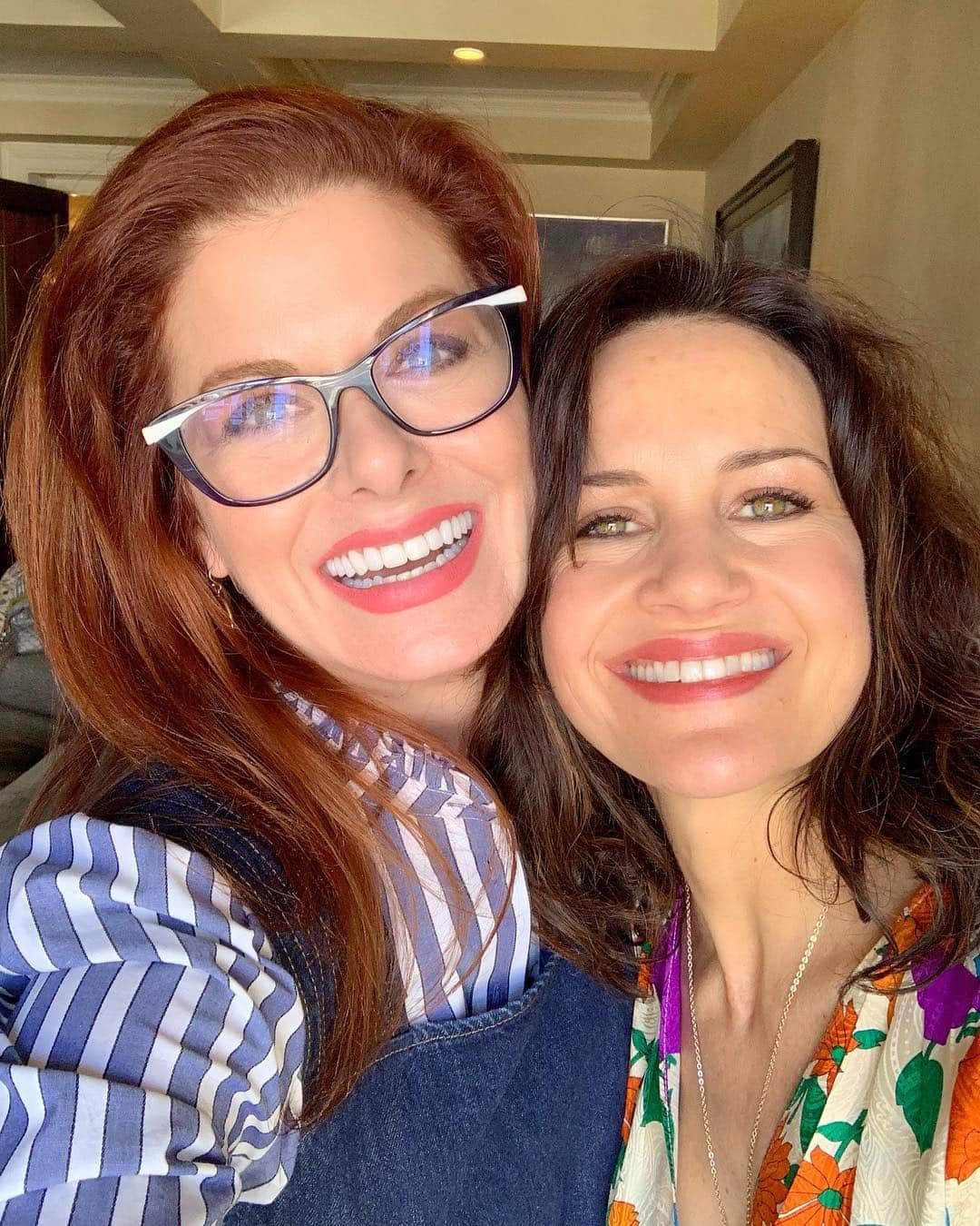 デブラ・メッシングさんのインスタグラム写真 - (デブラ・メッシングInstagram)「The blondes let in a red head! 👩🏻‍🦰I love so much gathering with fabulous women ( and one gay man) for some yummy food and camaraderie! @therealaliwentworth @nancyjarecki @umathurman @dianesawyer @mrjesscagle @carlagugino. I wish I had pictures of the other lovely ladies. #leanonyourfriends #friendswhoarefamily」3月15日 5時44分 - therealdebramessing