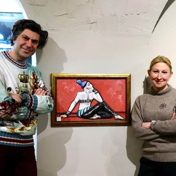 オクサナ・カザコワのインスタグラム：「С великим и любимым, гением балета!」