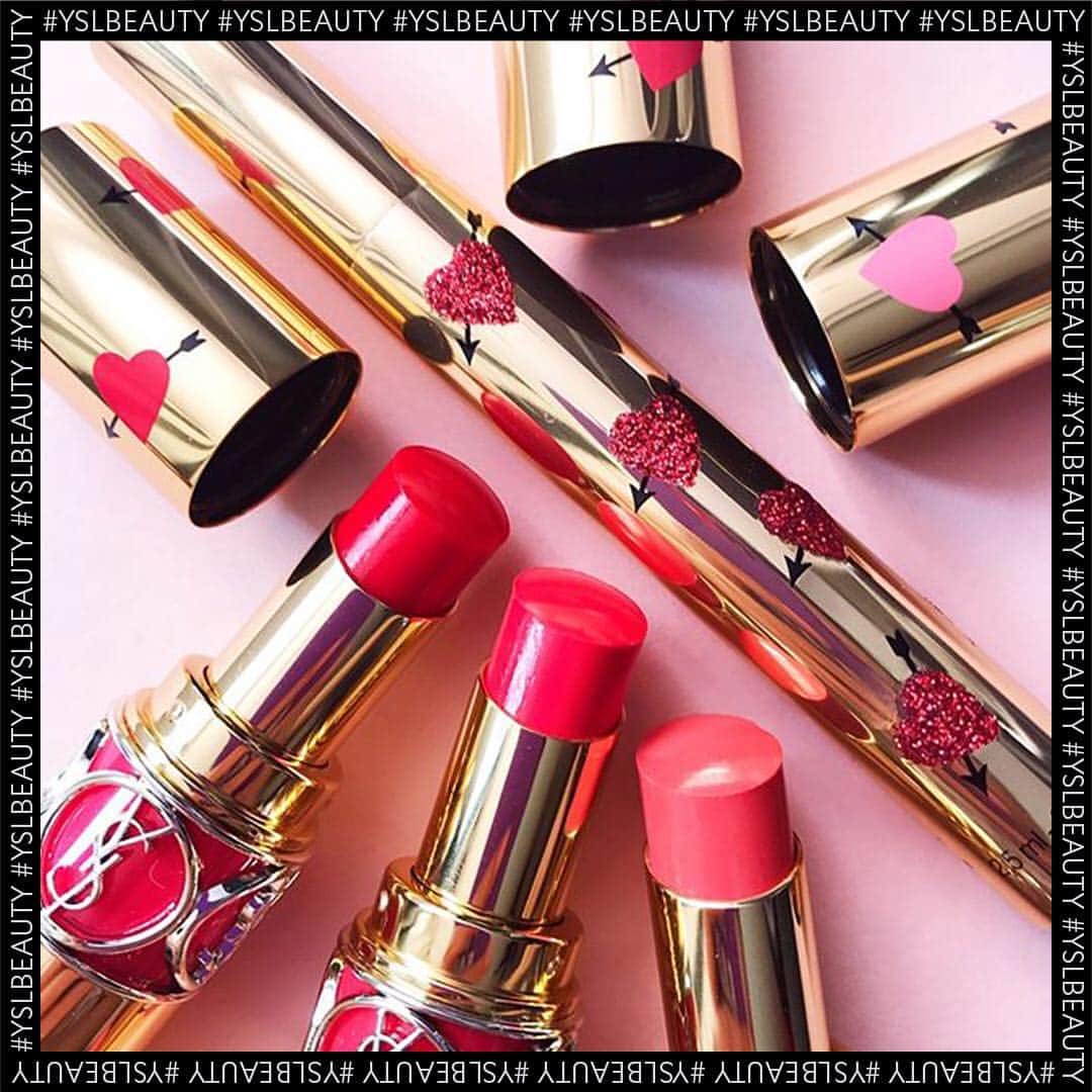 Yves Saint Laurent Beautyさんのインスタグラム写真 - (Yves Saint Laurent BeautyInstagram)「REGRAM: How many hearts did you steal this year?  @angiechia TOUCHE ECLAT AND ROUGE VOLUPTE SHINE Hearts and Arrows Collectors in: N°6 PINK SAFARI N°43 ROSE RIVE GAUCHE N°41 CORAIL A PORTER Share your love of YSL Beauty with #yslbeauty and by tagging us in your photo」3月15日 6時55分 - yslbeauty