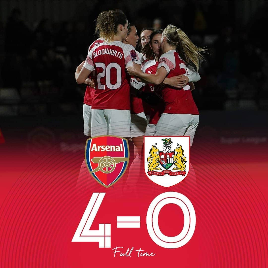 Arsenal Ladiesさんのインスタグラム写真 - (Arsenal LadiesInstagram)「Full time: AWFC 4-0 @bristolcitywomensfc  3️⃣ points in the @FAWSL 3️⃣ goals for @VivianneMiedema  Anothe successful night at Meadow Park 🔥  #WeAreTheArsenal」3月15日 7時05分 - arsenalwfc