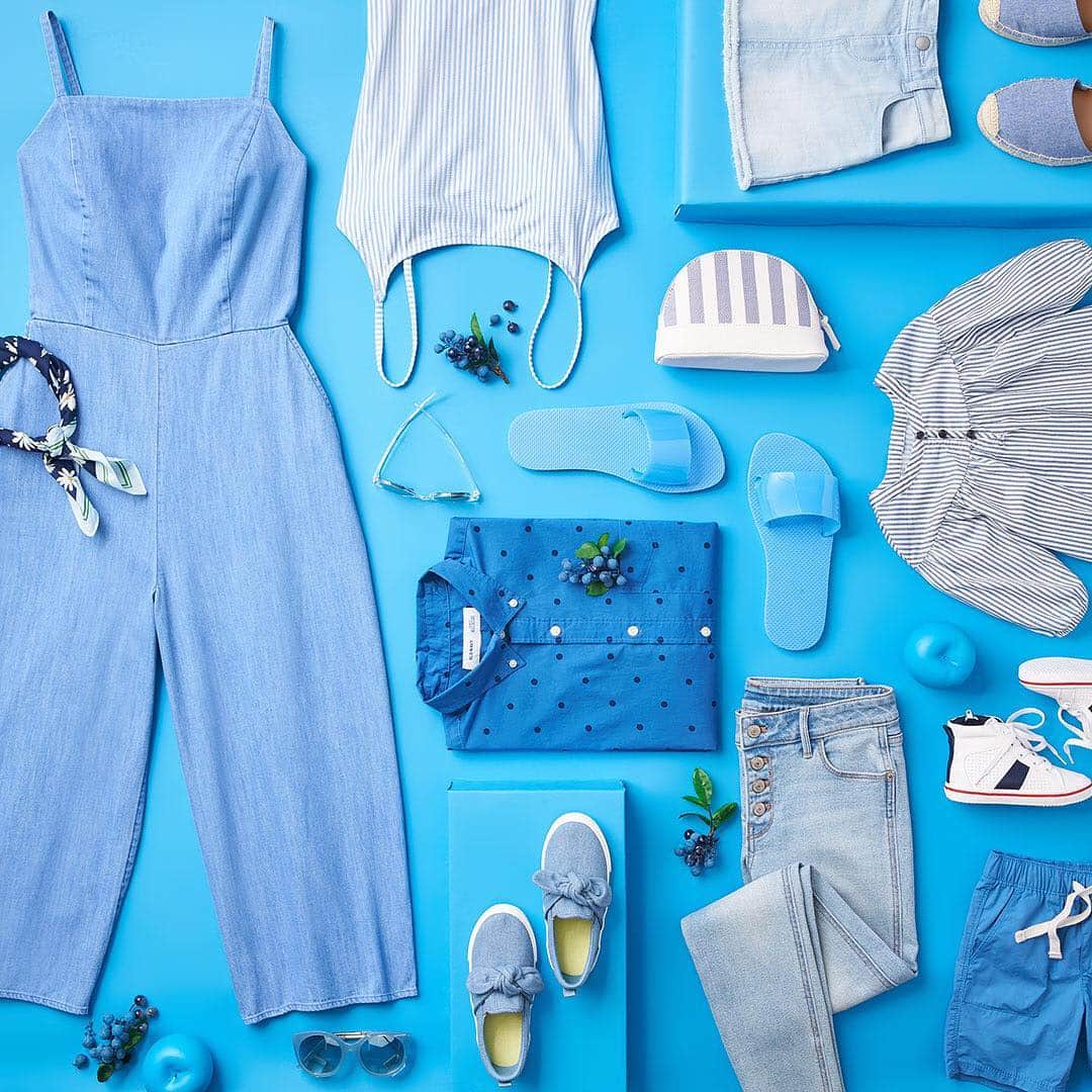 Old Navyさんのインスタグラム写真 - (Old NavyInstagram)「today's inspo is brought to you by the color blue & the number 💯 . #oldnavystyle #cookiemonsterstyle」3月15日 8時46分 - oldnavy
