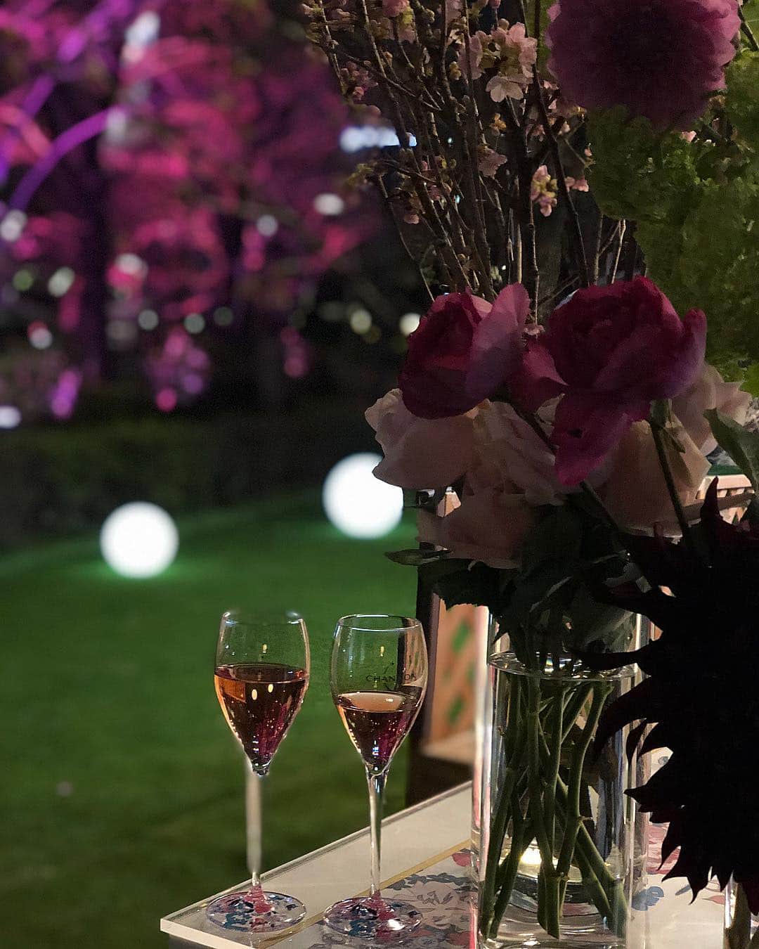 伊藤沙織さんのインスタグラム写真 - (伊藤沙織Instagram)「ハニちゃん @natsukoakahani と一緒にCHANDON Blossom Loungeのオンプニングパーティーに行ってきました🌸かわゆい愛しのハニちゃんと(久々に会えてうれしみ)季節を感じられるスパークリングを飲みながら、一足お先にお花見気分🌸🍡🥰 3月15日～4月14日まで東京ミッドタウン(六本木) ミッドタウン・ガーデンで開催しています🌸🌸 .  #お花見シャンドン#OHANAMICHANDON」3月15日 10時44分 - saori__ito