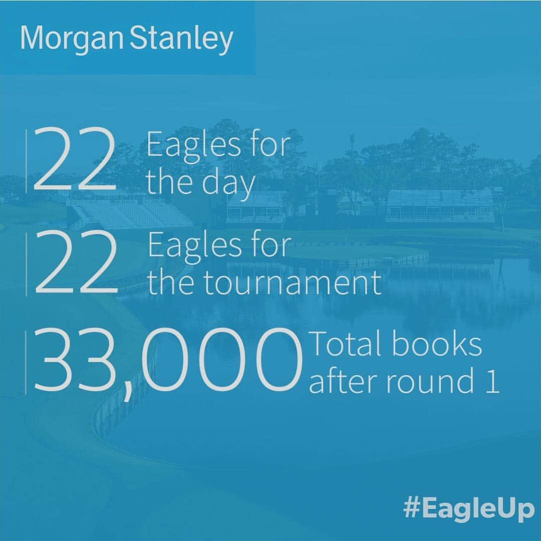 PGA TOURさんのインスタグラム写真 - (PGA TOURInstagram)「Eagles were flying around @theplayerschamp on Thursday. More 📚 donated to Book Trust. #EagleUp」3月15日 10時41分 - pgatour