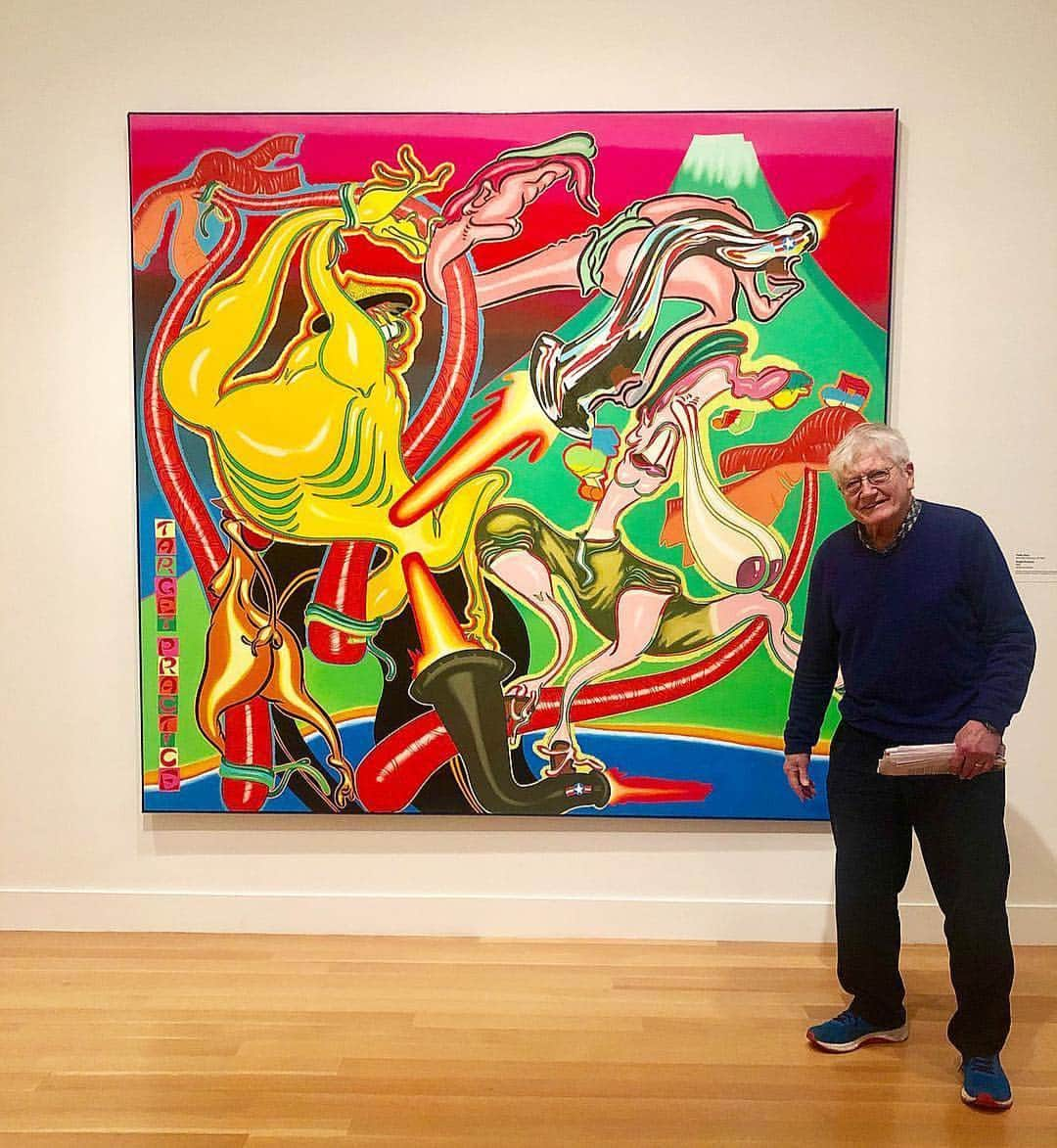 KAWSONEさんのインスタグラム写真 - (KAWSONEInstagram)「Just painted 50 years ago... 💪 #Repost @v_over_m ・・・ Congratulations to Peter Saul and to the @smithsonian on their acquisition of Target Practice, 1968 | Included in Artists Respond: American Art and the Vietnam War, 1965-1975 | Curated by Melissa Ho | #PeterSaul “Target Practice,” 1968, acrylic on canvas, 92 1/2 x 99 1/2 in (235 x 252.7 cm) Hirshhorn Museum and Sculpture Garden, Smithsonian Institution, Joseph H. Hirshhorn Purchase Fund, 2016. �© Peter Saul, Photo courtesy Hirshhorn Museum and Sculpture Garden by Cathy Carver.」3月15日 10時58分 - kaws