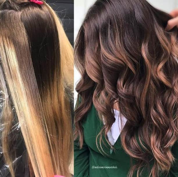 CosmoProf Beautyさんのインスタグラム写真 - (CosmoProf BeautyInstagram)「Our Transformation #hairoftheday goes to @melissamcsimmonshair for this marvelous #colorcorrection created with the help of @wellahairusa color ✨ Formula: Root 5/1 4/0 | Lows 5/73 /74 | Gloss 6/73 6/75 6/4 --- 👇 Rules Below!👇 1️⃣Tag your photo #TransformationHOTD #cosmoprofbeauty #licensedtocreate 2️⃣Post a before & after side-by-side of your hair transformation against an uncluttered background 3️⃣Mention any products used to cut, color or style the hair --- #repost #melissamcsimmonshair #hairtransformation #transformation #beforeandafter #beforeafter」3月15日 11時00分 - cosmoprofbeauty