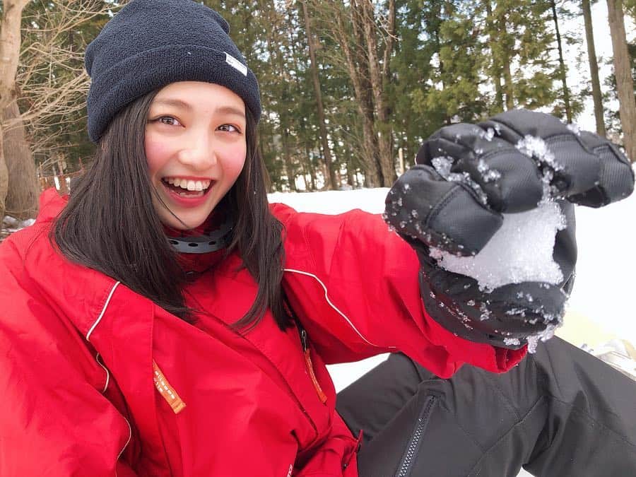 北村優衣さんのインスタグラム写真 - (北村優衣Instagram)「近くから雪投げるぞっっっ！☃️」3月15日 22時12分 - kitamura_y910