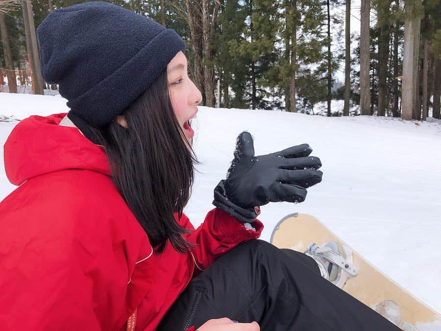 北村優衣さんのインスタグラム写真 - (北村優衣Instagram)「近くから雪投げるぞっっっ！☃️」3月15日 22時12分 - kitamura_y910