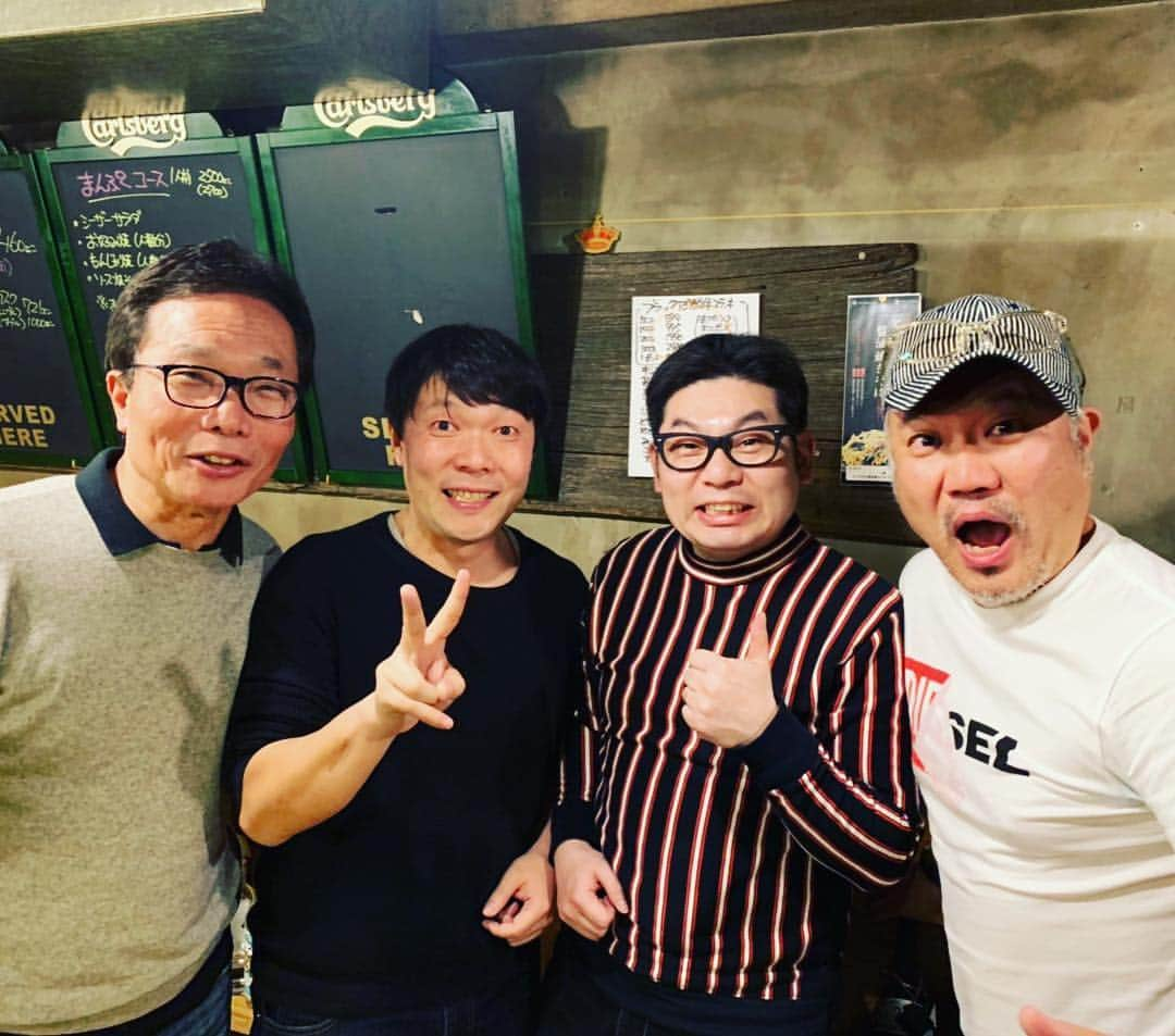 オラキオさんのインスタグラム写真 - (オラキオInstagram)「めちゃくちゃ楽しく有難い飲み会でした。屋良さんお誕生日おめでとうございます！  #屋良有作 #さくらひろし #服部潤 #神ナレーション #山本高広 #ずっちーな #オラキオ #平成の仲本工事 #敬称略」3月15日 14時19分 - matsuyukiorakio