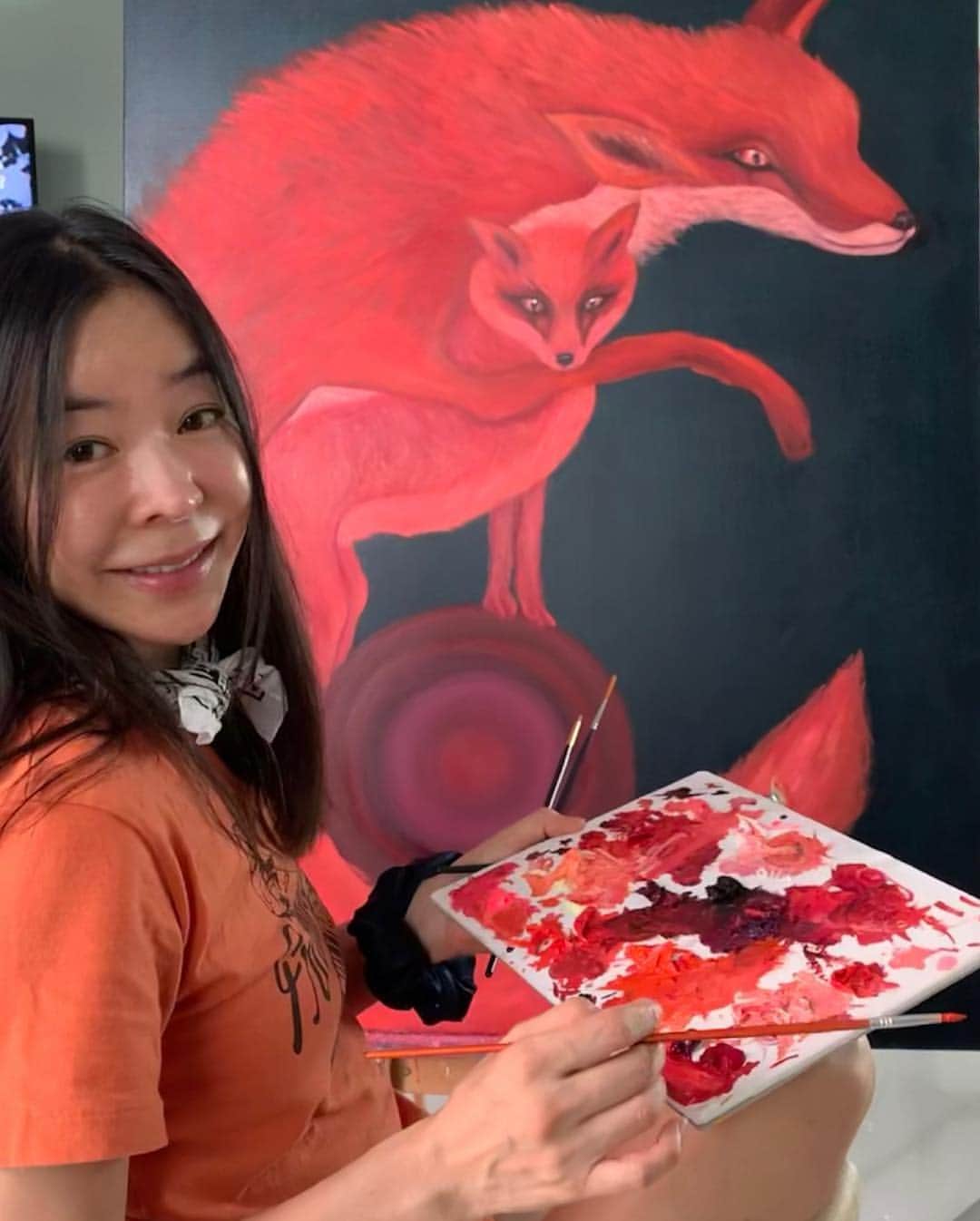 リー・ウネ・ヨンさんのインスタグラム写真 - (リー・ウネ・ヨンInstagram)「#이혜영 #🎨 “👩🏽‍🎨”」3月15日 16時10分 - leehaeyoung1730