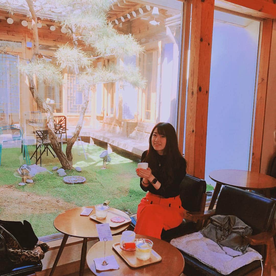 木谷有里さんのインスタグラム写真 - (木谷有里Instagram)「おしゃれカフェ☕️ CAFE LN😉  #韓国 #cafeln」3月15日 16時56分 - kitani_yuri