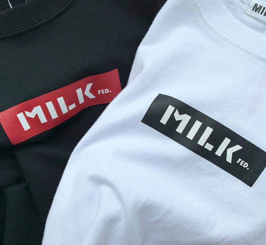 MILKFED.さんのインスタグラム写真 - (MILKFED.Instagram)「… … 今年もやっぱり！ 大人気のロゴTシャツ！ なんと8色展開♡ S/S TEE BAR ¥4,000+TAX 今すぐチェックしてみてくださいね♡ ・・・ ストーリーズもチェック♡ … #milkfed #milkfedjp #Tshirt」3月15日 16時57分 - milkfedjp