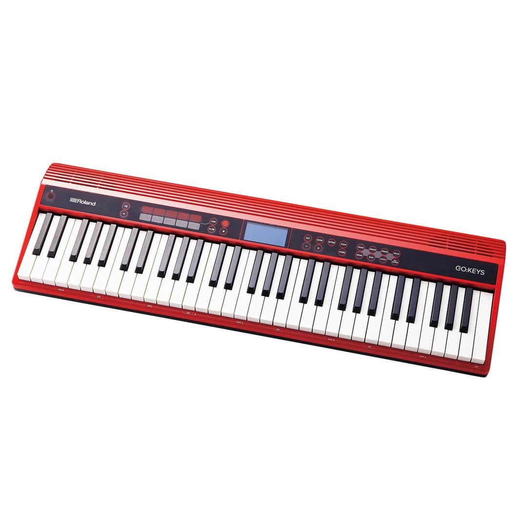のインスタグラム：「NU 5F イシバシ楽器 楽器 . Roland GO:KEYS 42,120円 . 楽器初心者の方におすすめしたいシンセサイザー。 コンパクトなサイズながら、機能は本格派！ スピーカー内蔵& バッテリー駆動で、いつでもどこでも楽しめるのがうれしい！ . #イシバシ楽器 #SpringStyle #スプリングスタイル #スプリング #春 #NU茶屋町 #ヌー茶屋町 #nuchayamachi #茶屋町 #大阪 #osaka  #梅田 #ライフスタイル #instagood #music #いいね #followme #instadaily #トレンドスタイル #ハマるハル」