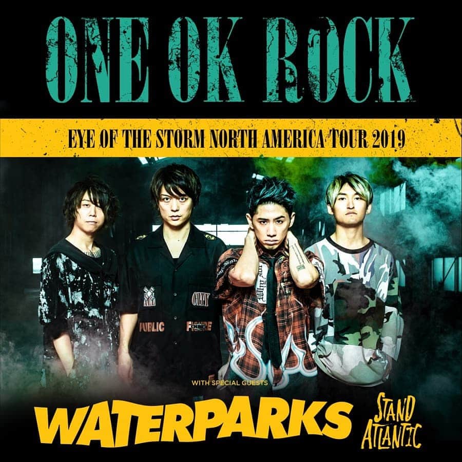 ONE OK ROCKさんのインスタグラム写真 - (ONE OK ROCKInstagram)「Can't wait to see you guys! #ONEOKROCK #EyeoftheStorm」3月15日 17時31分 - oneokrockofficial