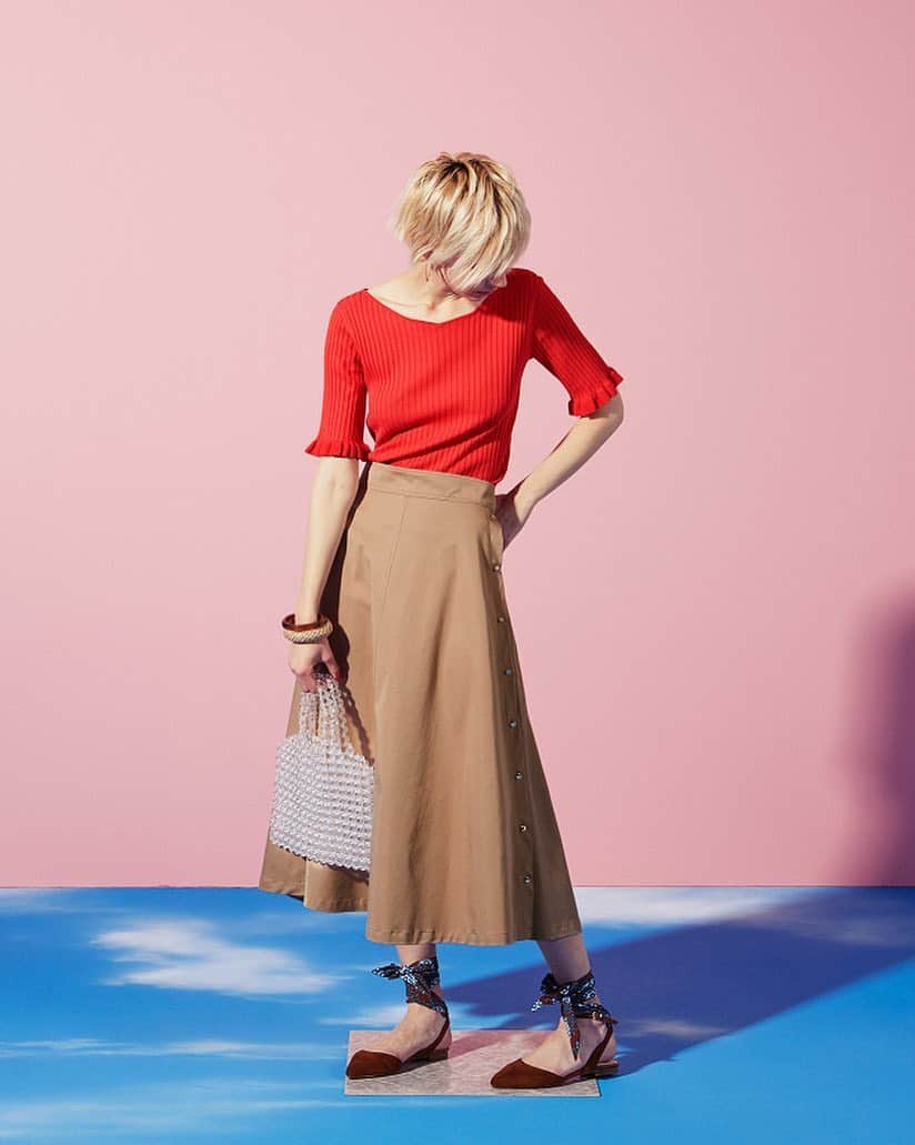 のインスタグラム：「【2019 spring】 ﻿﻿ ﻿AG by aquagirl ﻿ 2019 SPRING LOOKS✔️﻿ ﻿﻿ ▶アイテムの購入は画面をタップ♪ ﻿ ﻿﻿﻿﻿﻿﻿﻿﻿﻿﻿﻿﻿﻿﻿#agbyaquagirl ﻿#agバイアクアガール ﻿#エージーバイアクアガール」