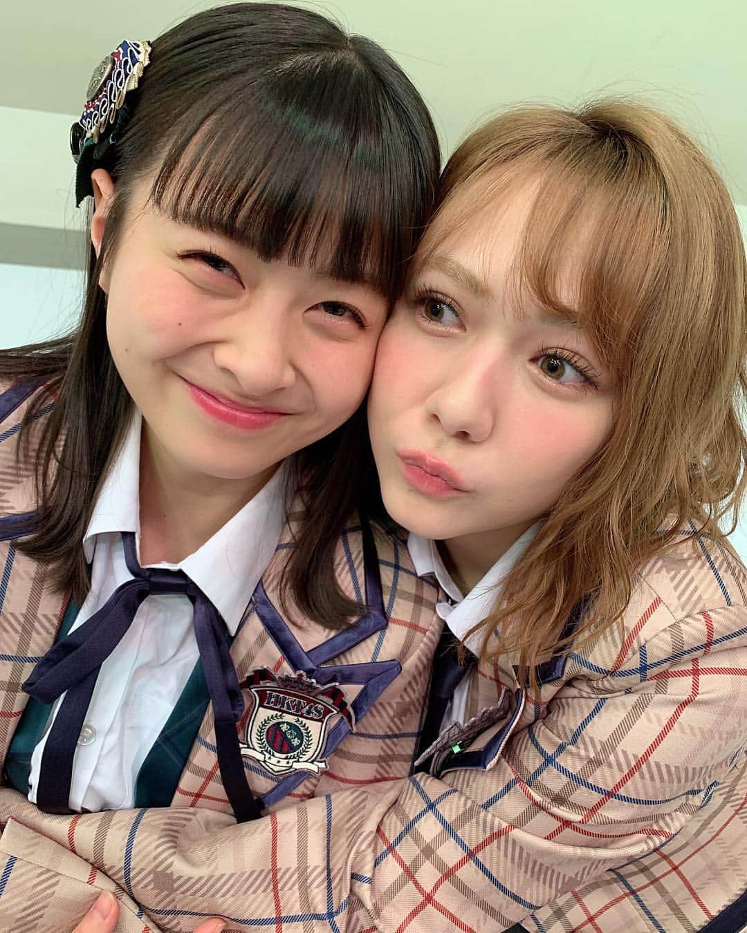 松岡はなのインスタグラム：「大好きな @hktanna4848 さん😋💛🌈 #ベロ出てると思わなかったの #びっくりしちゃった #優しくてとっても良い人」