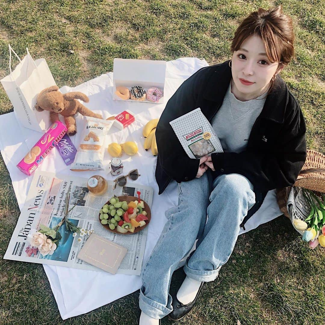 工藤はるかさんのインスタグラム写真 - (工藤はるかInstagram)「ㅤㅤㅤㅤㅤㅤㅤㅤㅤㅤㅤㅤㅤ picnic 🧺♡ ㅤㅤㅤㅤㅤㅤㅤㅤㅤㅤㅤㅤㅤ @9090s_ の撮影 スワイプしてね 🕊 ㅤㅤㅤㅤㅤㅤㅤㅤㅤㅤㅤㅤㅤ」3月15日 19時36分 - har_326