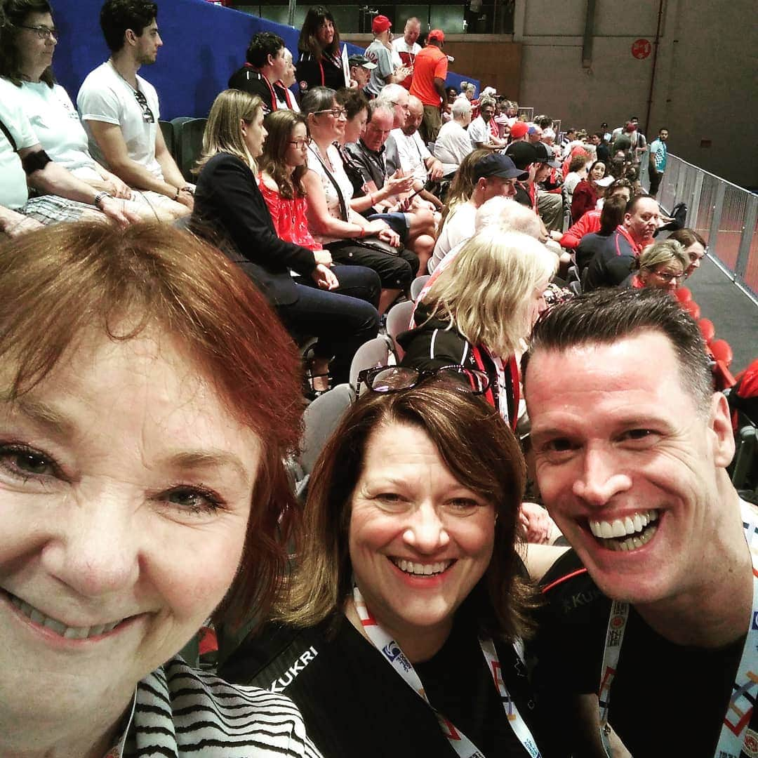 PJクォンさんのインスタグラム写真 - (PJクォンInstagram)「Look who I found on my way to #Basketball? @marktewks and @sbmotown #TeamCanada #supporters at #abudhabi2019 #specialolympicsad #meetthedetermined @specialocanada」3月15日 19時31分 - pjkwong