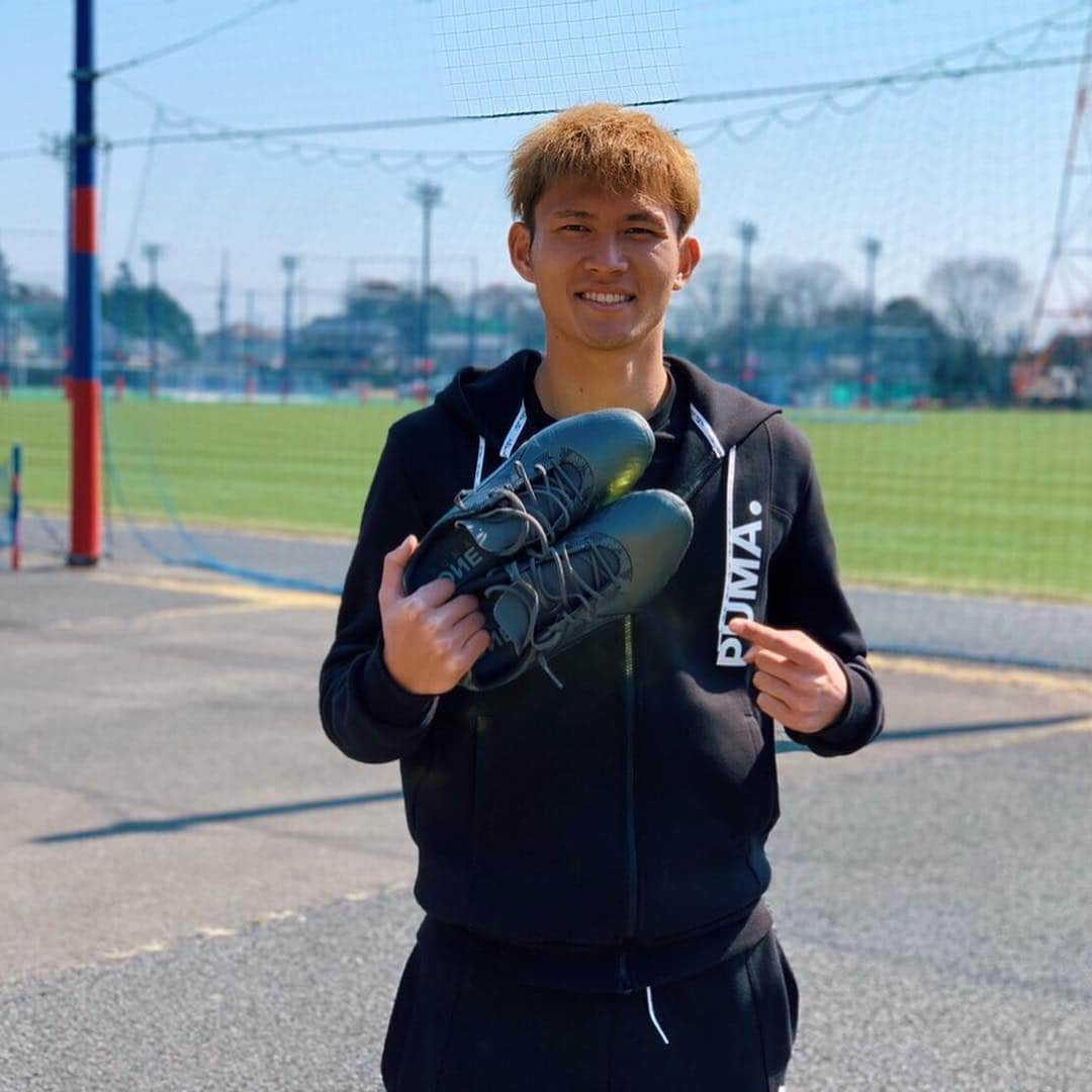 田川亨介さんのインスタグラム写真 - (田川亨介Instagram)「Next Genのためのスパイク！ PUMA familyになりましょう👍 ・ ・ #pumaone#新たな高みへ#newlevels」3月15日 19時48分 - tagawakyosuke