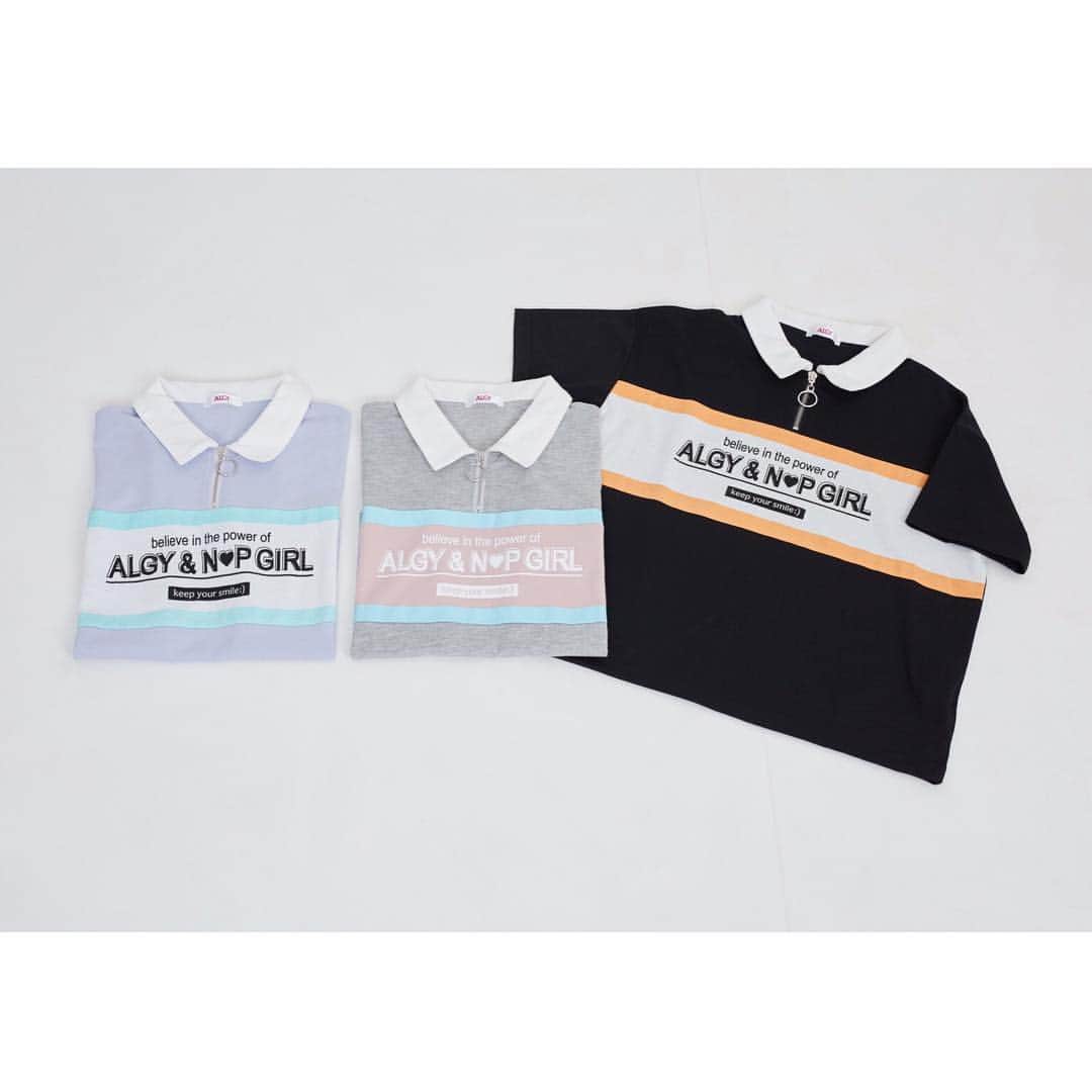 ALGY 【alternative + girly ＝ ALGY 】さんのインスタグラム写真 - (ALGY 【alternative + girly ＝ ALGY 】Instagram)「. 🌈ニコ☆プチ×ALGY🌈 . ニコ☆プチとALGYのコラボアイテムが入荷したよ👀❣️ . ⭐️ニコプチコラボリングジップ衿付きT ¥2,900+税 ゆったりしてるから今の時期はロンTを重ね着してもかわいいよ❣️ . #ALGY#アルジー#ニコプチ#ニコプチ4月号#掲載アイテム#コラボ#ニコプチコラボ#プチコレ#プチモ#中村紗亜也 ちゃん どのカラーも使いやすくてオススメ🌈」3月15日 21時03分 - algy_official