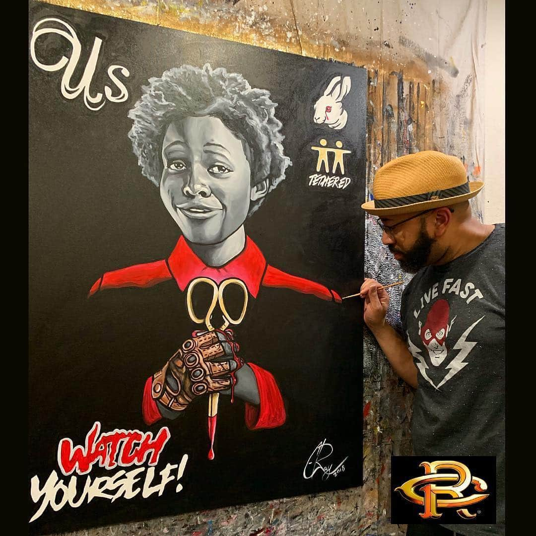 ルピタ・ニョンゴさんのインスタグラム写真 - (ルピタ・ニョンゴInstagram)「Seven sleeps until #UsMovie! The nightmare is about to be loosed. ✂️ #FanArtFriday」3月16日 7時10分 - lupitanyongo