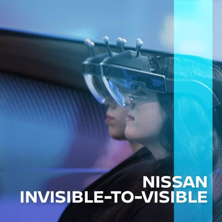 のインスタグラム：「Nissan's #InvisibleToVisible technology combines the real world with the virtual, giving drivers the ultimate connected car experience. #FutureFriday #Nissan #IntelligentMobility」