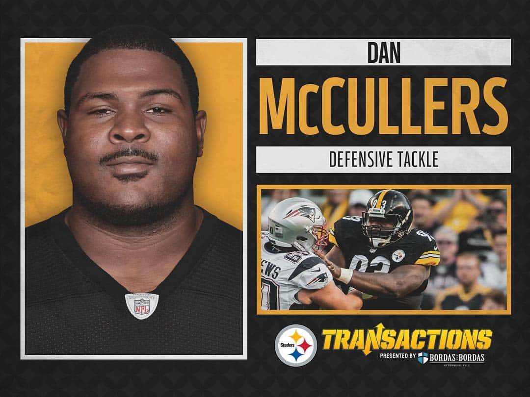 ピッツバーグ・スティーラーズさんのインスタグラム写真 - (ピッツバーグ・スティーラーズInstagram)「We have agreed to terms with DT Daniel McCullers on a two-year deal.」3月15日 23時21分 - steelers