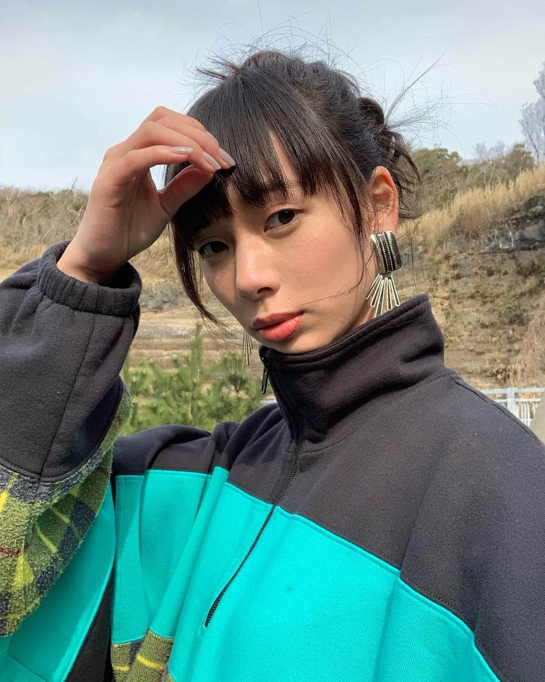 きなりのインスタグラム：「たまには自撮り🤳」