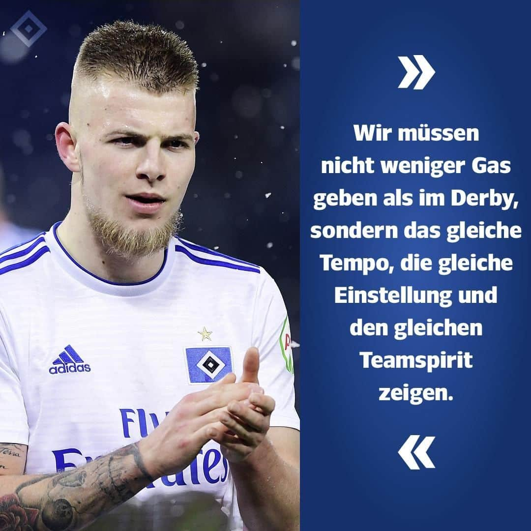 ハンブルガーSVさんのインスタグラム写真 - (ハンブルガーSVInstagram)「@rickvandr gibt die Marschrichtung vor 💪  Also volle Kraft voraus! 🔷🆚⚜ #nurderHSV #HSVD98  __ @witters_sportfotografie」3月16日 0時00分 - hsv