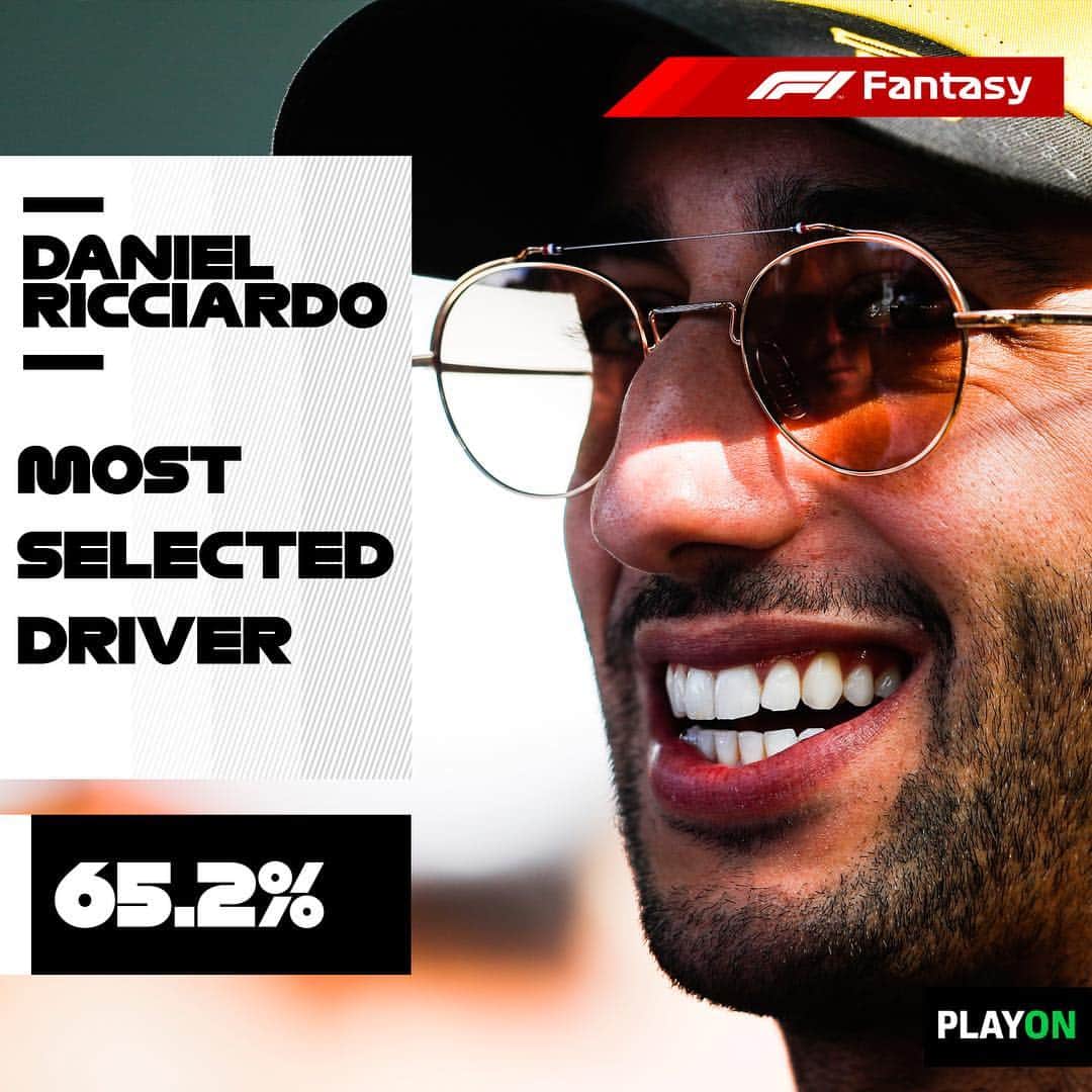 F1さんのインスタグラム写真 - (F1Instagram)「Time’s running out!!! Make sure you hit the link in bio and select your #F1Fantasy team before #AusGP qualifying. Will @danielricciardo be in your team? . #F1 #Formula1 #Ricciardo #FantasySports」3月16日 0時11分 - f1