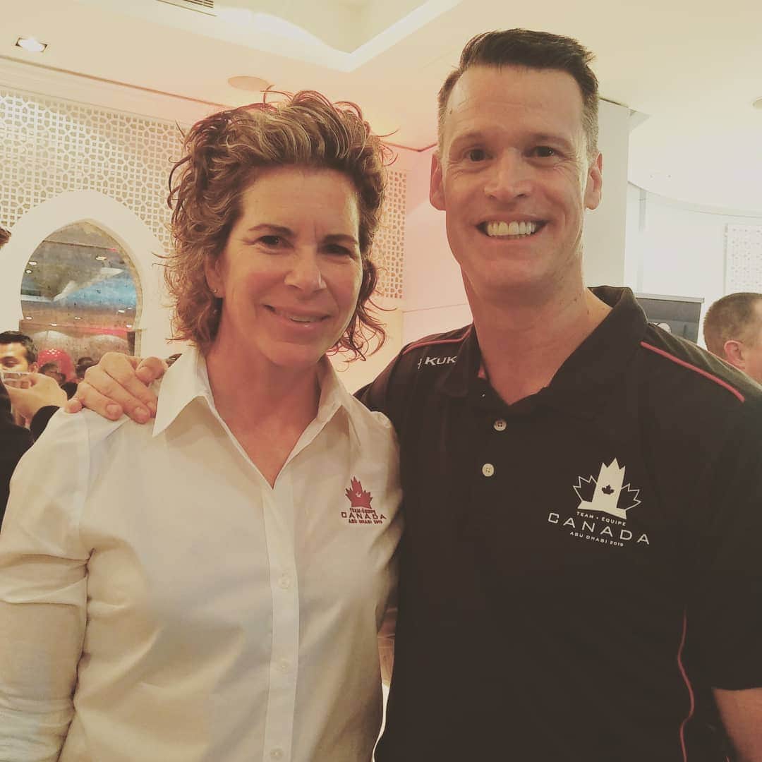 PJクォンさんのインスタグラム写真 - (PJクォンInstagram)「Two Canadian icons among so many Heroes of Determination tonight! @marktewks and @marniemc2 celebrating Team Canada @specialocanada #meetthedtermined #specialolympicsad」3月16日 0時43分 - pjkwong
