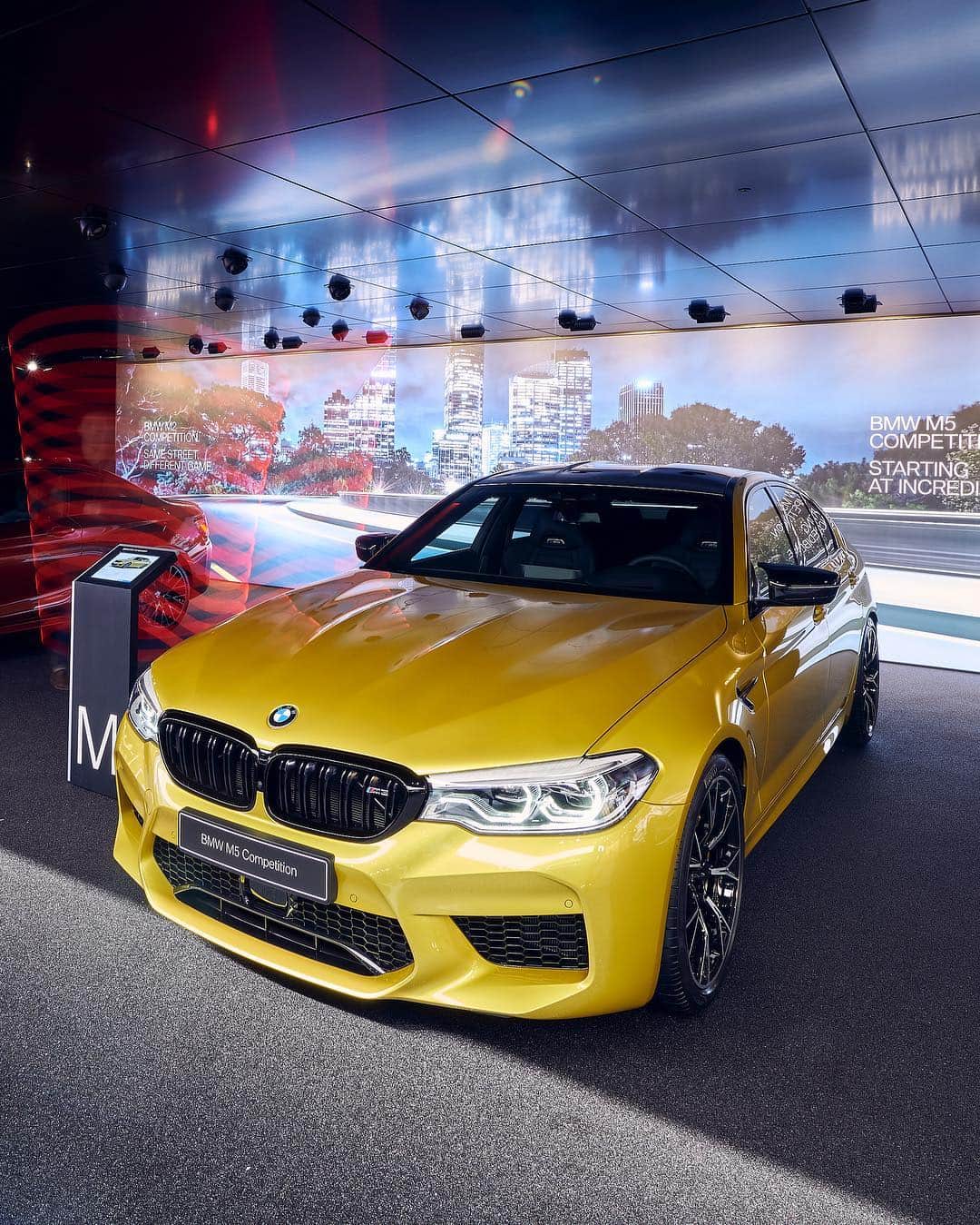 BMWさんのインスタグラム写真 - (BMWInstagram)「M Town is officially a new district in Geneva. The BMW M2 Competition and M5 Competition. #BMW #M2 #M5 #BMWM #M_Town __ BMW M2 Competition: Fuel consumption in l/100 km (combined): 9.8 - 9.0. CO2 emissions (combined) in g/km: 224 - 206.  BMW M5 Competition: Fuel consumption in l/100 km (combined): 10.8 - 10.7. CO2 emissions in g/km (combined): 246 - 243. The values of fuel consumptions, CO2 emissions and energy consumptions shown were determined according to the European Regulation (EC) 715/2007 in the version applicable at the time of type approval. The figures refer to a vehicle with basic configuration in Germany and the range shown considers optional equipment and the different size of wheels and tires available on the selected model. The values are already based on the new WLTP regulation and are translated back into NEDC-equivalent values in order to ensure the comparison between the vehicles. [With respect to these vehicles, for vehicle related taxes or other duties based (at least inter alia) on CO2-emissions the CO2 values may differ to the values stated here.] The CO2 efficiency specifications are determined according to Directive 1999/94/EC and the European Regulation in its current version applicable. The values shown are based on the fuel consumption, CO2 values and energy consumptions according to the NEDC cycle for the classification. For further information about the official fuel consumption and the specific CO2 emission of new passenger cars can be taken out of the „handbook of fuel consumption, the CO2 emission and power consumption of new passenger cars“, which is available at all selling points and at https://www.dat.de/angebote/verlagsprodukte/leitfaden-kraftstoffverbrauch.html.」3月16日 1時05分 - bmw