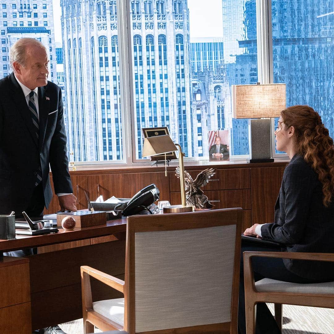 のインスタグラム：「Tune in tonight to see if these are actually photos of Kelsey Grammer giving me a detention for chewing gum in class.  Proven Innocent Friday 3/15 on @foxtv 9pm/8pm central @innocentonfox」