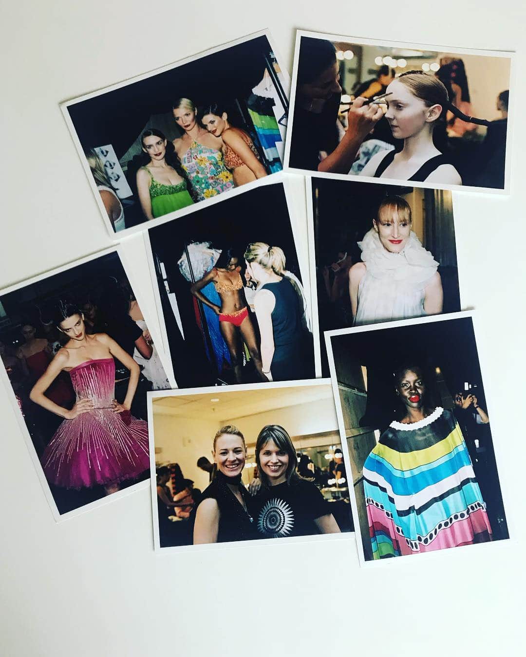 のインスタグラム：「#flashbackfriday to backstage at some of our first catwalk shows XJP #jennypackham」