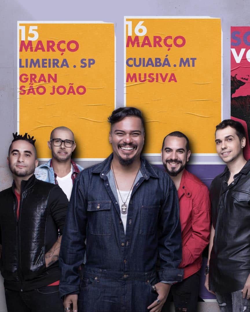 のインスタグラム：「Contagem regressiva pro fim de semana! 😃 Hoje a gente abre os trabalhos com a galera de Limeira no Gran São João e amanhã partimos pra Cuiabá pra encontrar com a turma lá na Musiva! Bora? 😉 #Agenda #SorrisoVoltei」