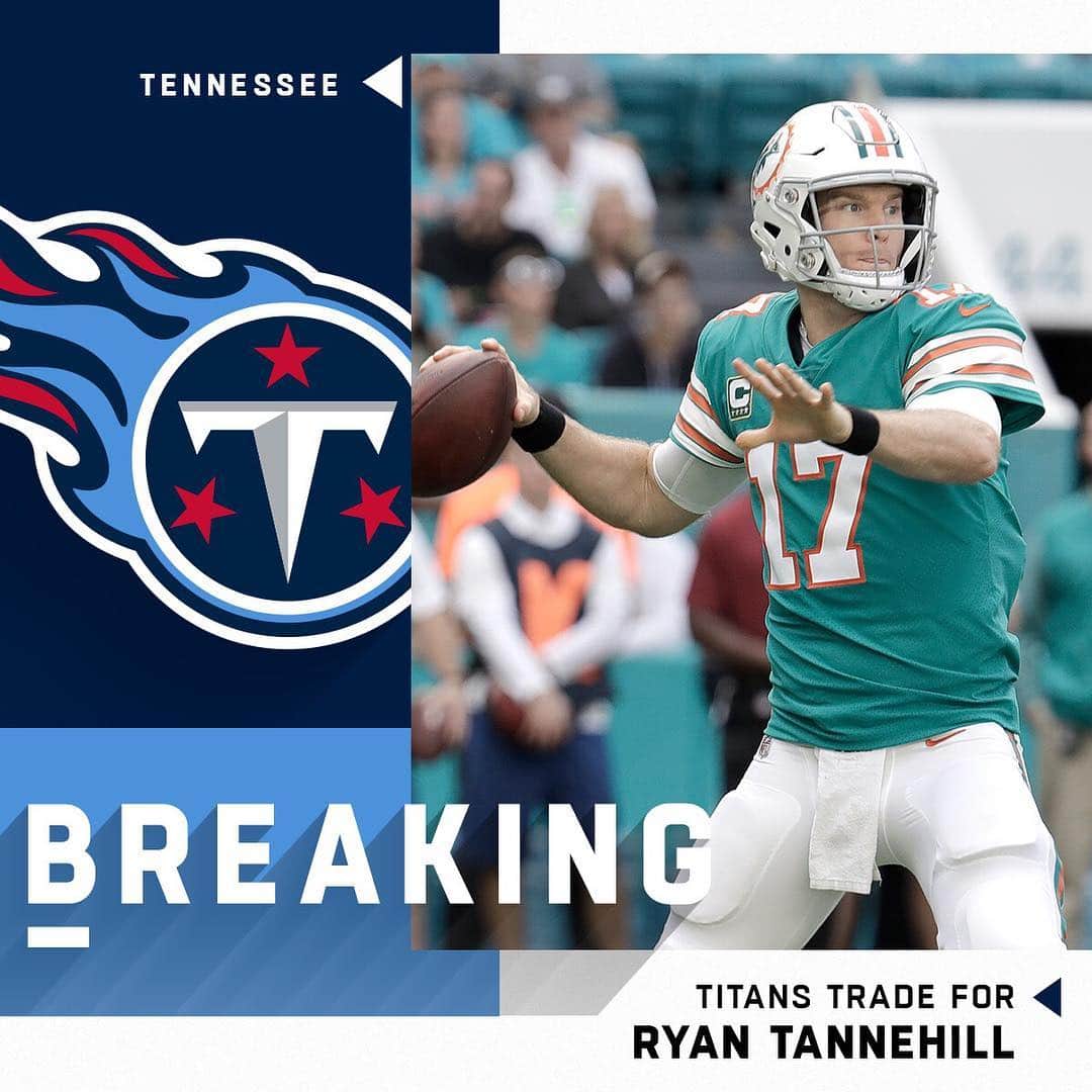 NFLさんのインスタグラム写真 - (NFLInstagram)「The @titans have traded for QB Ryan Tannehill and signed him to a one-year deal. 📷: Lynne Sladky/AP」3月16日 3時50分 - nfl