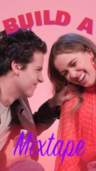 のインスタグラム：「Cole Sprouse and Haley Lu Richardson build a mixtape of their favorite songs!」