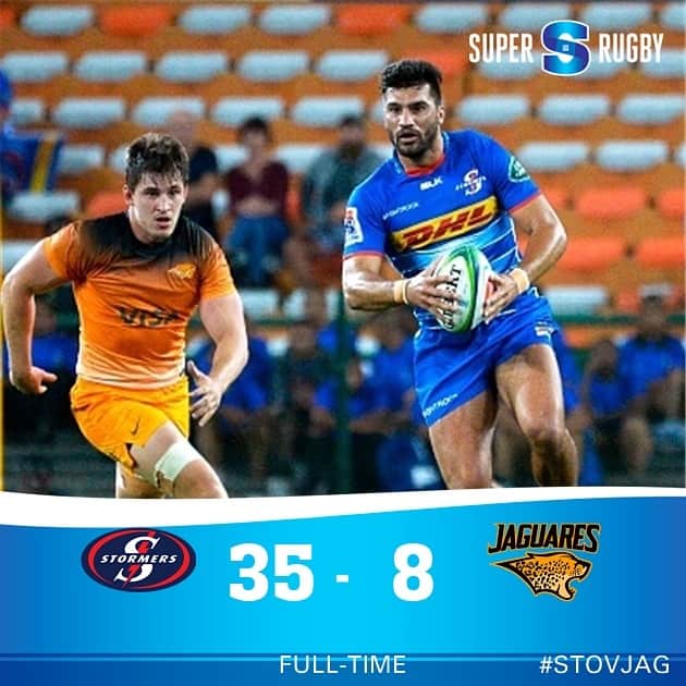 Super Rugbyさんのインスタグラム写真 - (Super RugbyInstagram)「Full time at Newlands Stadium saw the Stormers thunder away from the Jaguares! #SuperRugby #STOvJAG」3月16日 5時55分 - superrugby