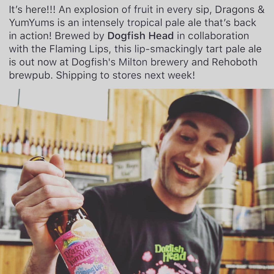 ウェイン・コインさんのインスタグラム写真 - (ウェイン・コインInstagram)「Yessss!!! Now it’s in stores again !! @dogfishhead has made MORE of our collab beerDragons and Yum Yums!!! Get some before it sells out for the second time❤️❤️❤️❤️🌸🌸🌸🌸🌸🌸🌸🌸🧠🧠🧠🧠🧠🧠🧠🧠🧠🧠」3月16日 6時16分 - waynecoyne5