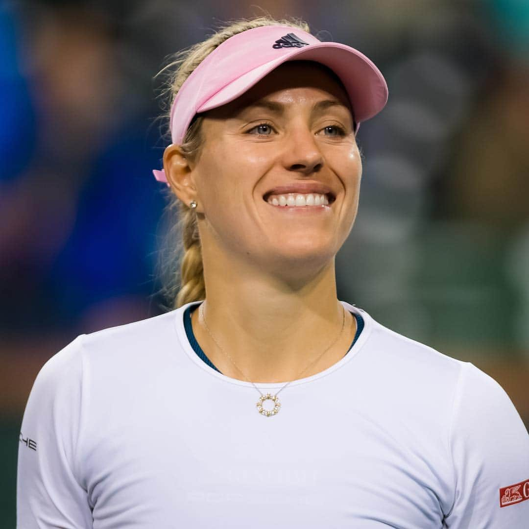 WTA（女子テニス協会）さんのインスタグラム写真 - (WTA（女子テニス協会）Instagram)「➡️ First @bnpparibasopen final 🙌👏 @angie.kerber」3月16日 15時58分 - wta