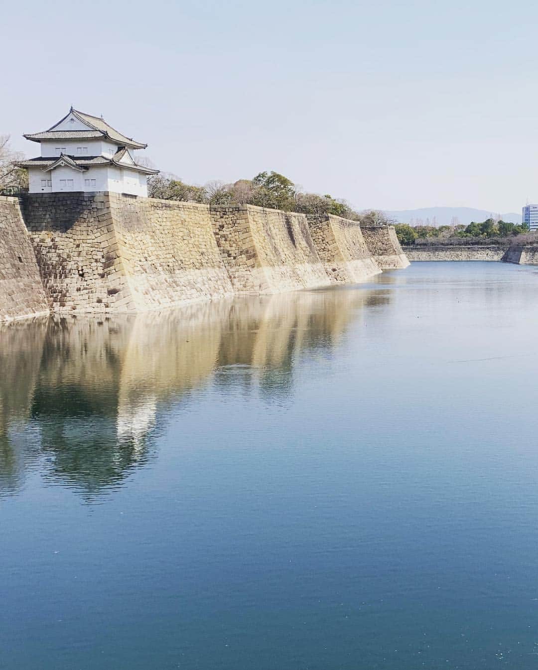 エリスカ・ブレジノワのインスタグラム：「Osaka castle 🏰 #osaka #osakacastle #beautiful」