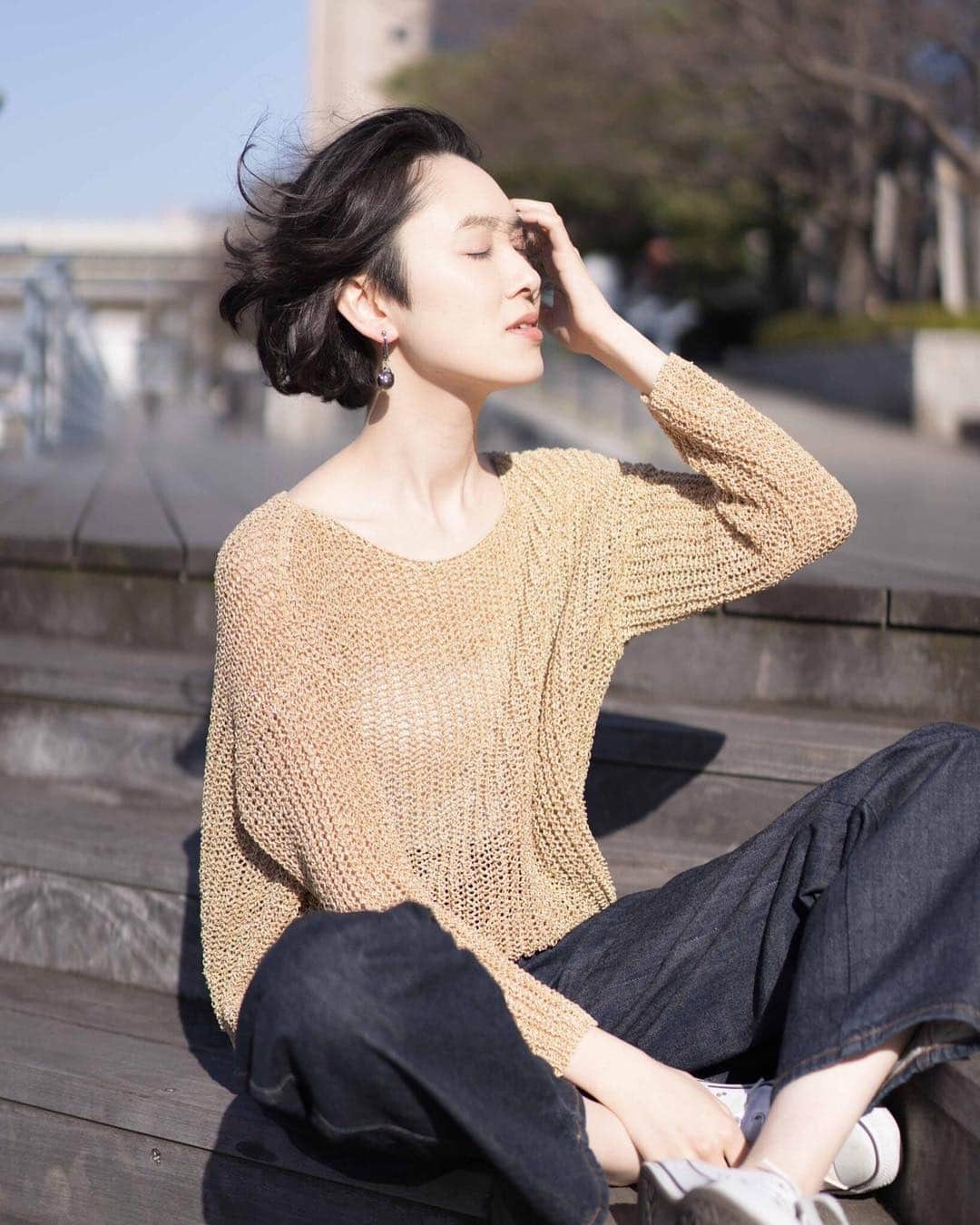 mar.ayaさんのインスタグラム写真 - (mar.ayaInstagram)「②🌬 . . . #jewelry @profil.de.laube  #📸 @ryogage  春の風〜 . . . #profildelaube  #shooting」3月16日 11時16分 - mar.aya